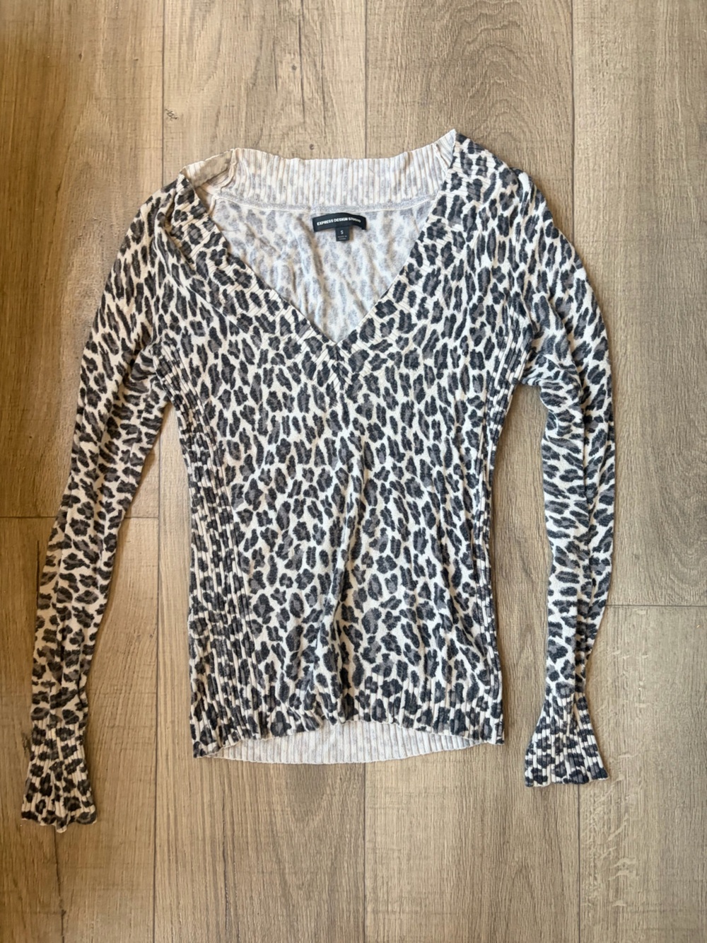 Vintage / deadstock Animal Print Express top: size small